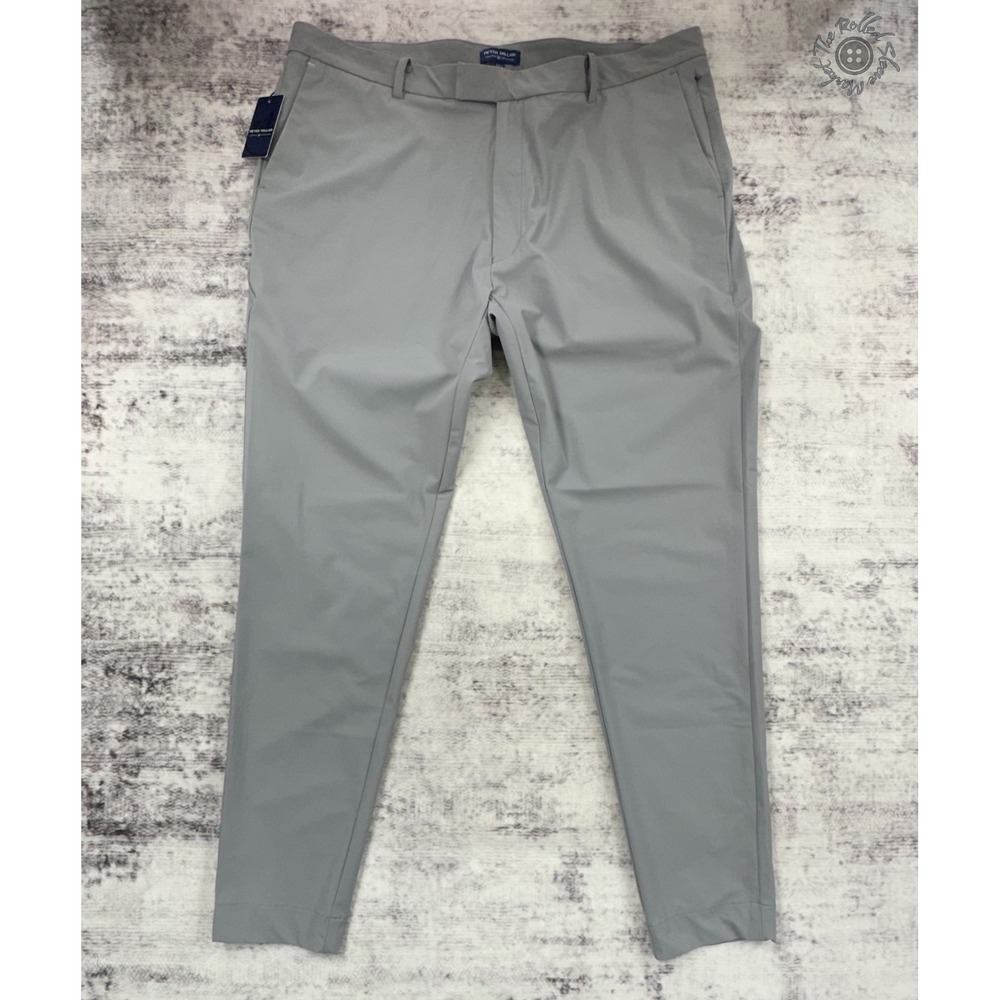 NWT Peter Millar Crown Crafted Blade Performance Pants Mens 40/32‎ Gale Grey